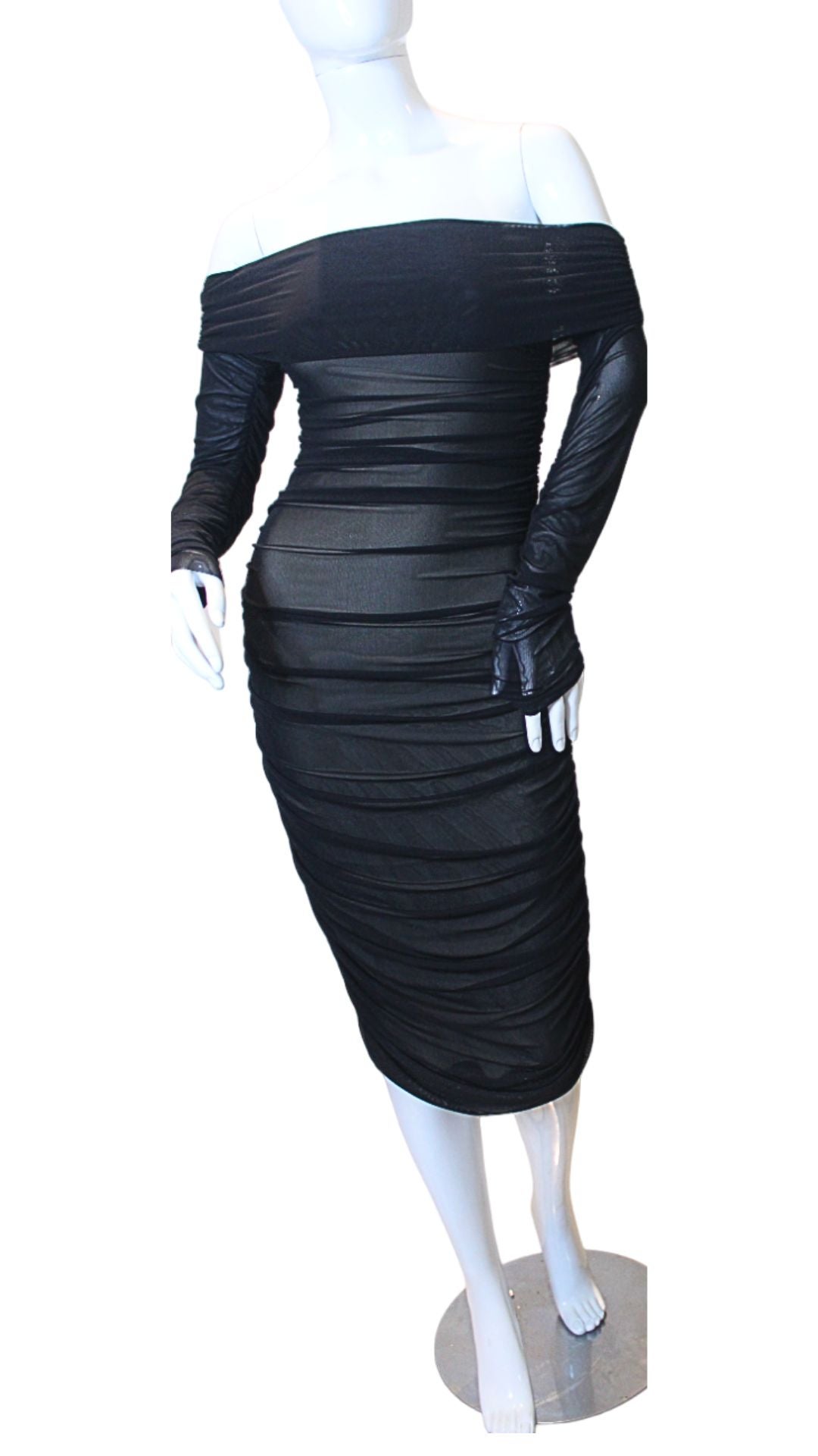 hong kong ruched dress Asymmetric side ruched dress - Women