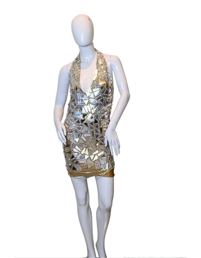 white christmas dresses Ariana Couture Dress Crystal Swarovski – YASYA MINOCHKINA main image 0